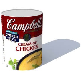 Cream of chicken 3D Object | FREE Artlantis Objects Download